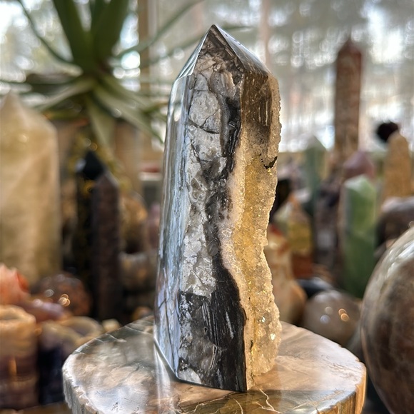 🔥SALE🔥 Sphalerite Crystal Druzy Tower! - Picture 5 of 12
